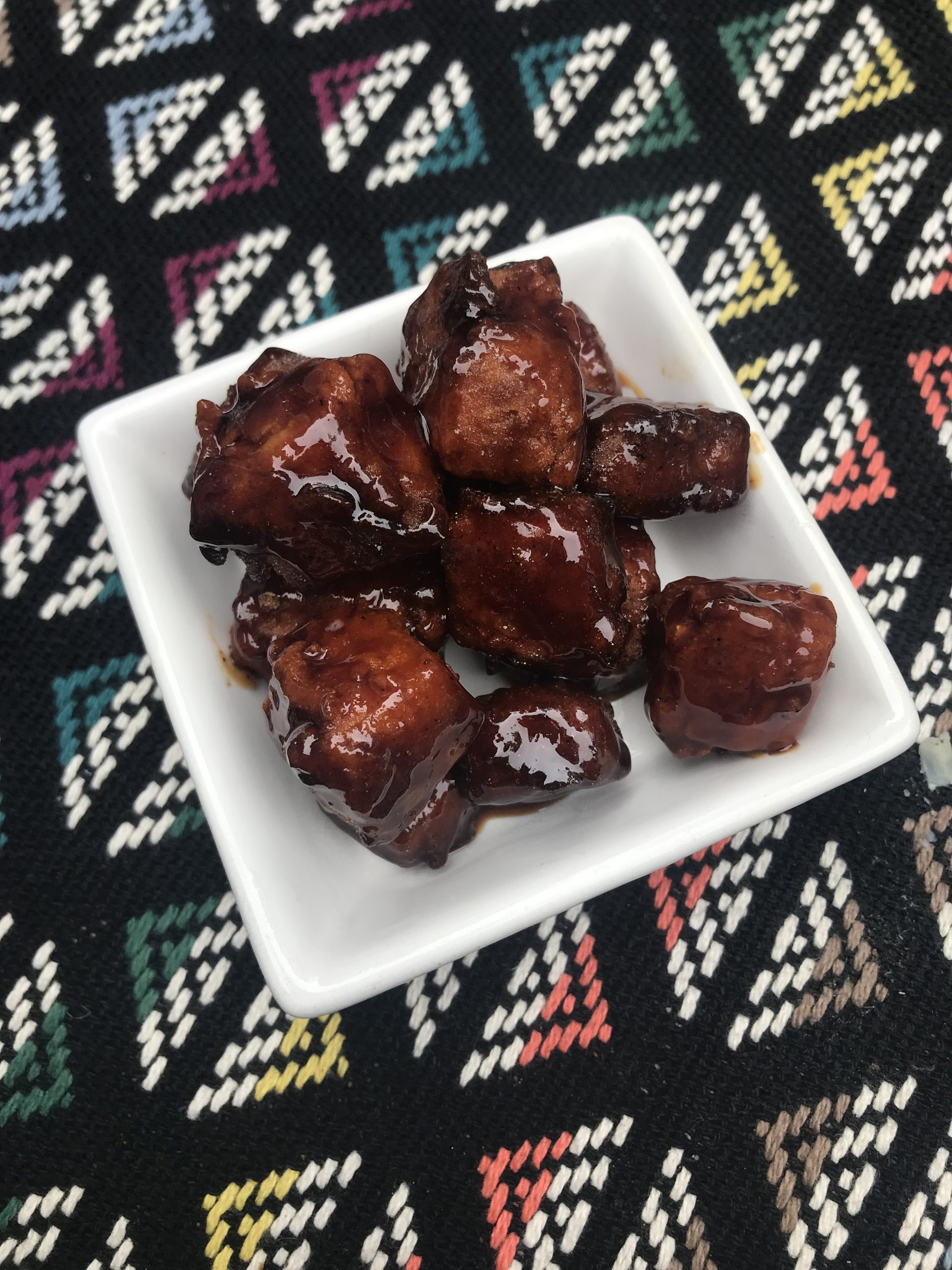 Fried Hoisin Tofu - Sweet Peaches Nutrition