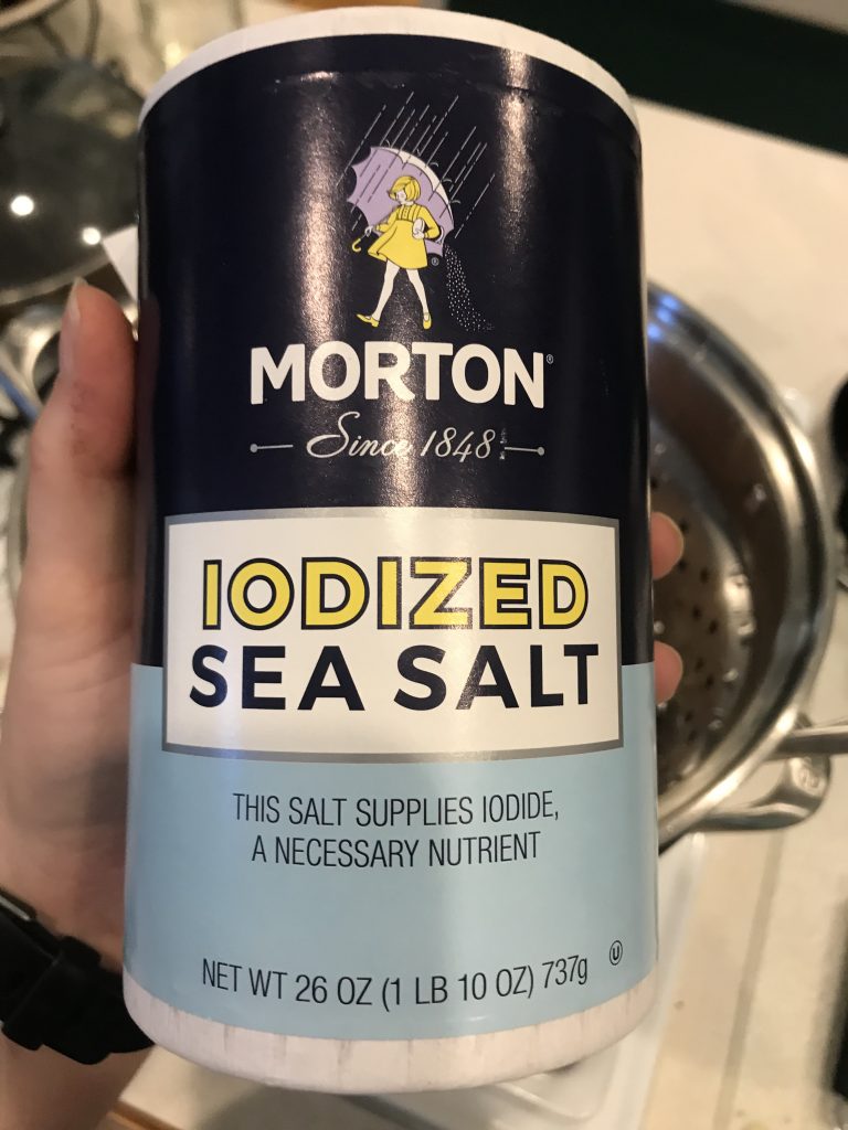 Iodized sea salt