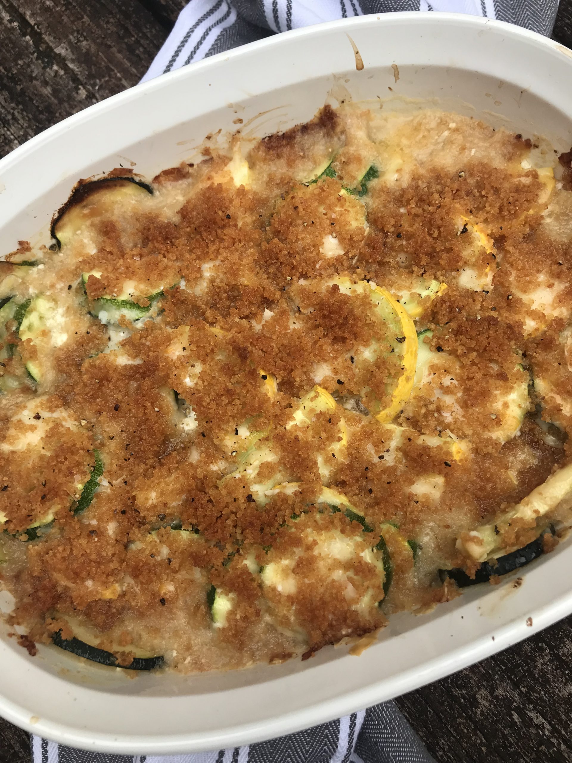 Squash Casserole - Sweet Peaches Nutrition